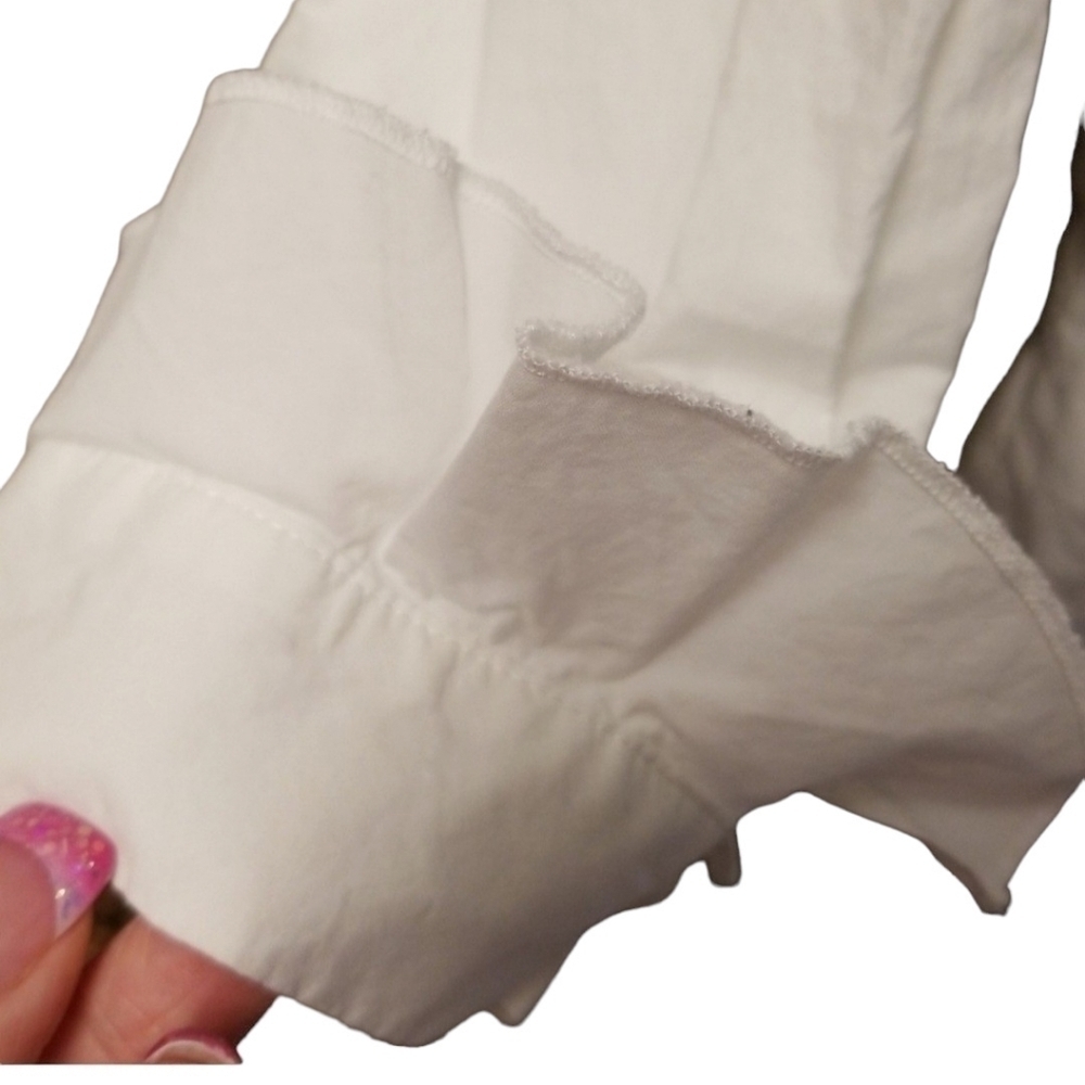 Mossimo Blouse Ruffle Sleeve Edge - Small - Picture 3 of 5